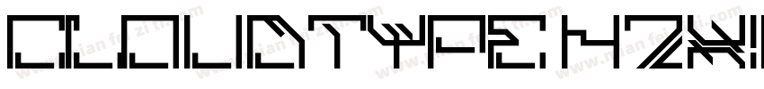 Cloudtype HZxingshuGB Regular字体转换